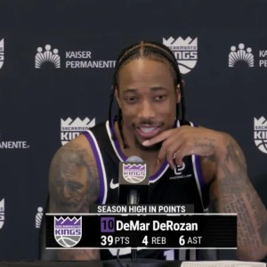 世界杯手机直播-德罗赞采访全文：总得分超越邓肯很荣幸，保持对篮球的热爱